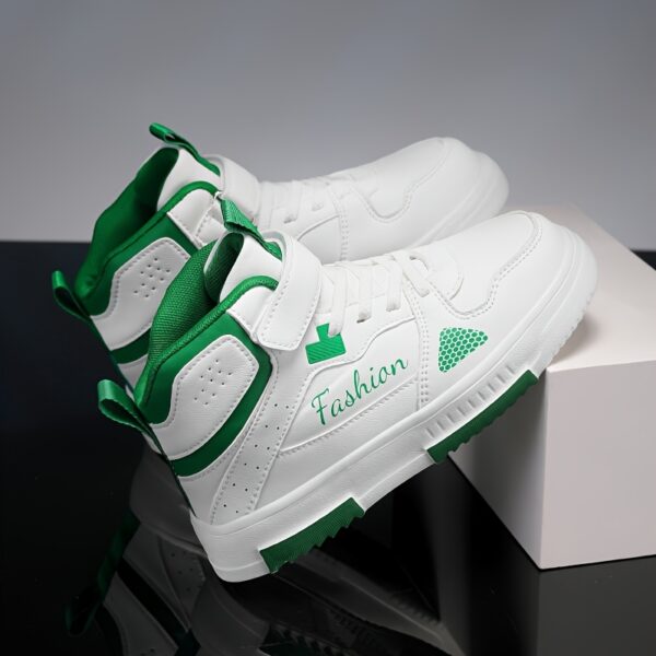 Newness Velocity Boys High Tops: Stylish and durable high-top sneakers for active boys, perfect for school, play, and everything in between.