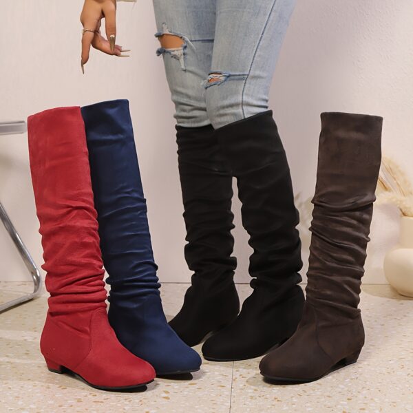 Newness Slouchy Low Heel Boots Elevate your style with these chic comfortable boots perfect for everyday wear or a night out