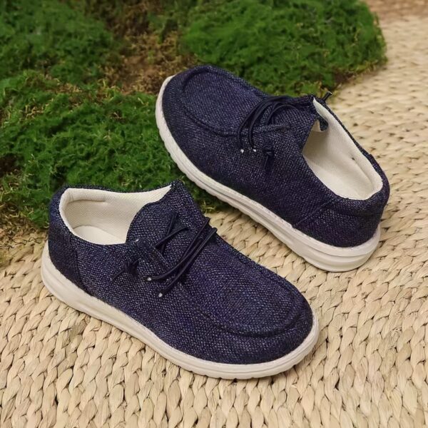 Newness Little Skipper Kids' Slip-Ons in [color] - stylish and comfortable slip-on shoes for kids, perfect for everyday wear.
