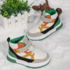 Newness Playtime Geometric Mid Top Sneakers Stylish and comfortable kids geometric print sneakers perfect for active play Non slip sole ensures safety