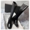 Newness Midnight Bloom Knee High Boots in rich brown leather Stylish and versatile perfect for fall and winter