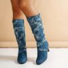 Newness Elevated French Heel Boots Stylish and comfortable French heel boots for the modern woman Elegant footwear perfect for any occasion