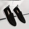 Newness Mens Effortless Style Slip On Loafers Comfortable and stylish loafers perfect for everyday wear High quality leather easy slip on design