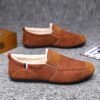 Newness Metropolitan Mens Casual Loafers Effortless style and comfort for the modern man Brown leather loafers