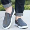 Newness Mens Canvas Loafers Breathable lightweight canvas loafers perfect for everyday wear Effortless style for any occasion