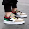 Stylish boys Colorblock Stripe Sneakers by Newness perfect for active kids Featuring a vibrant colorblock design and comfortable striped detailing