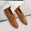 Newness Mens Effortless Style Slip On Loafers Comfortable and stylish loafers perfect for everyday wear High quality leather easy slip on design