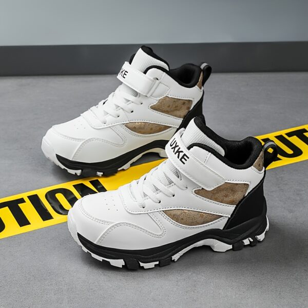 Stylish and comfortable Newness Active Play Kids' Sport Shoes, perfect for active play. The shoes are shown on a child's feet, highlighting their vibrant color and design.