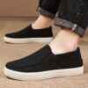 Newness Mens Fabric Loafers Breathable lightweight and effortlessly stylish loafers for any occasion