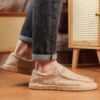 Newness Mens Canvas Loafers Hand stitched canvas loafers for effortless style and all day comfort Breathable and perfect for any occasion