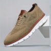 Newness Mens Casual Sneakers Breathable fabric PVC sole modern design for all day comfort