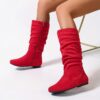 Newness Slouchy Mid Calf Boots Stylish boots perfect for any occasion Shown in color leather