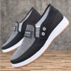 Newness Metropolitan Mens Slip On Loafers in breathable fabric with cushioned insole perfect for any occasion