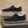 Newness Mens Canvas Loafers Hand stitched canvas loafers for effortless style and all day comfort Breathable and perfect for any occasion