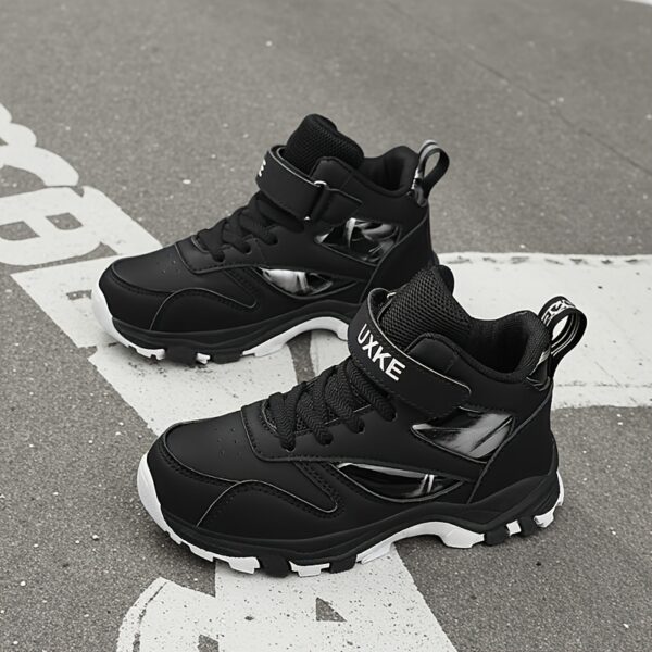 Stylish and comfortable Newness Active Play Kids' Sport Shoes, perfect for active play. The shoes are shown on a child's feet, highlighting their vibrant color and design.