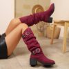 Newness Metropolitan Buckle Ankle Boots Stylish and comfortable buckle ankle boots perfect for elevating your everyday style