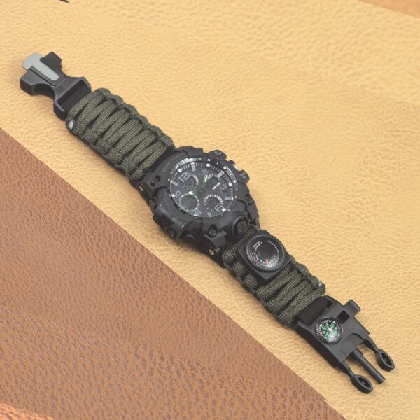 Newness Apex Navigator men's digital sports watch, showcasing its durable design and sleek style. The watch features are highlighted.