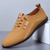 Newness Dubai Tan Mens Slip On Loafers Elevate your style with these comfortable and versatile loafers perfect for any occasion