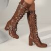Newness Dominion Chunky Platform Boots Elevate your style with these chunky platform boots Featuring Specific details eg bold platforms durable construction stylish design
