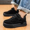 Stylish and comfortable black sneakers for kids perfect for everyday wear Newness Versatile Kids Black Sneakers
