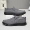 Newness Metropolitan Grey Fabric Loafers Breathable lightweight grey loafers with a stylish textured fabric upper and durable PU sole perfect for all day comfort