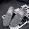 Newness Metropolitan Mens Canvas Loafers Comfortable and stylish canvas loafers perfect for any occasion View the detail of the sophisticated design and effortless chic