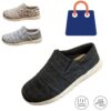 Newness Coastal Breeze Breathable Slip On Sneakers in white showcasing their comfortable design and breathable fabric Perfect for everyday wear