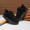 Stylish and comfortable black sneakers for kids perfect for everyday wear Newness Versatile Kids Black Sneakers
