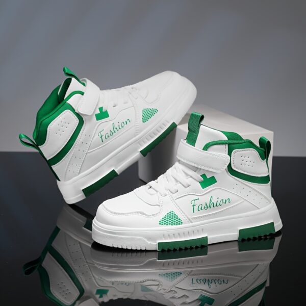 Newness Velocity Boys High Tops: Stylish and durable high-top sneakers for active boys, perfect for school, play, and everything in between.