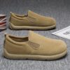 Newness Metropolitan Mens Casual Loafers in breathable fabric with a PVC sole round toe and slip on design Perfect for all season comfort and style