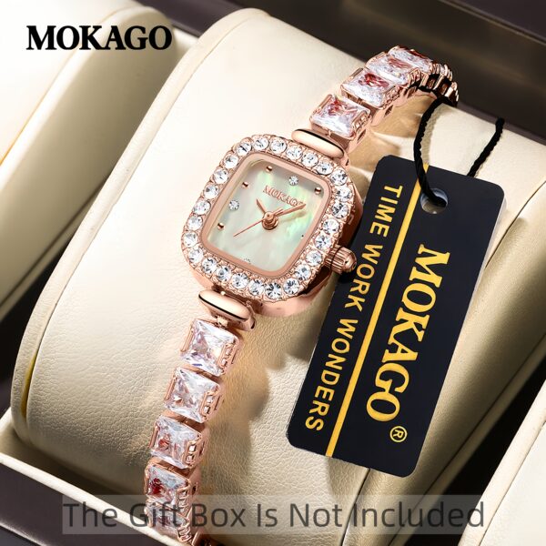 Celestial Glow Square Quartz Watch