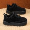 Stylish and comfortable black sneakers for kids perfect for everyday wear Newness Versatile Kids Black Sneakers