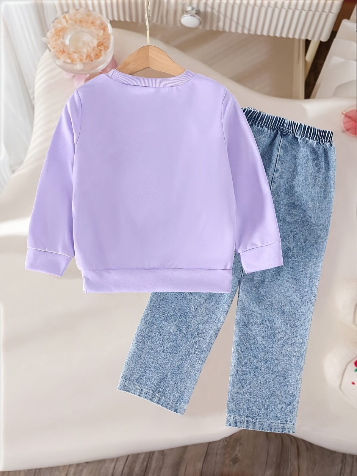 Adorable Pastel Dreams Girls Bow Set in pastel colors perfect for back to school or special occasions