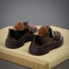 Stylish boys loafers in black perfect for school parties or weddings Breathable lightweight and durable
