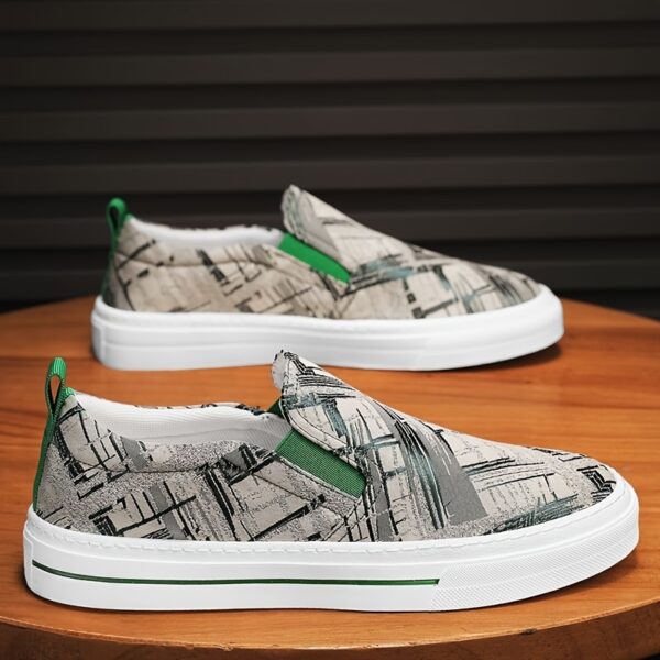 Newness Men's Canvas Loafers: Breathable, comfortable canvas loafers in a versatile style, perfect for any occasion.