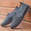 Newness Metropolitan Plaid Fabric Loafers Breathable and stylish plaid loafers perfect for any occasion