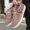 Newness Mens Canvas Loafers Effortless style for any occasion Breathable lightweight canvas loafers in a versatile design