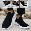 Newness Urban Trek Mens Slip On Sneakers in stylish minimalist design showcasing breathable comfort and effortless style