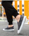 Newness Urban Explorer Mens Canvas Slip Ons Breathable comfortable canvas slip on shoes perfect for everyday wear