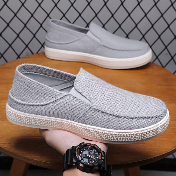 Newness Mens Fabric Loafers Breathable lightweight and effortlessly stylish loafers for any occasion