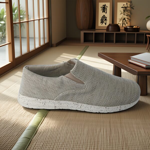 Newness Coastal Breeze Breathable Slip On Sneakers in white showcasing their comfortable design and breathable fabric Perfect for everyday wear