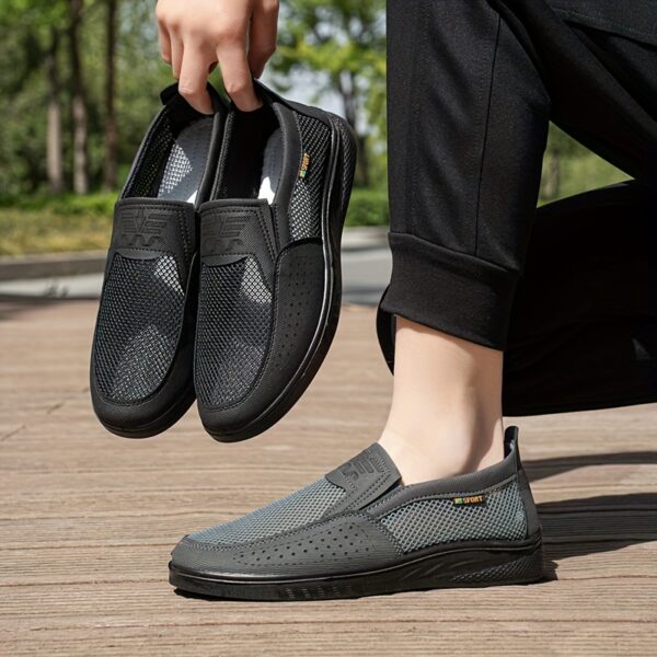 Newness Mens Casual Slip On Shoes Breathable odor resistant and effortlessly stylish slip on shoes for men perfect for everyday wear