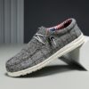 Newness Cairo Stroll Plaid Casual Loafers in breathable fabric with comfortable EVA sole perfect for everyday wear