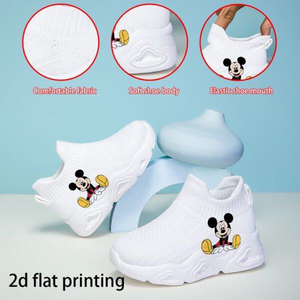 Adorable kids' Mickey Mouse shoes by Newness, stylish and comfortable for playful steps.