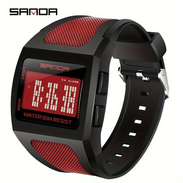 The Newness Apex Digital Sports Watch, showcasing its sleek design and advanced features, perfect for an active lifestyle. Highlighting its durable build and modern aesthetic.