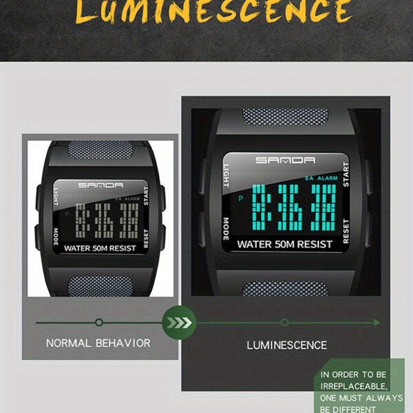 The Newness Apex Digital Sports Watch, showcasing its sleek design and advanced features, perfect for an active lifestyle. Highlighting its durable build and modern aesthetic.