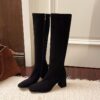 Newness Autumn Walk Pointed Toe Boots Chic ankle boots in rich autumnal colors perfect for fall Featuring a pointed toe and stylish design