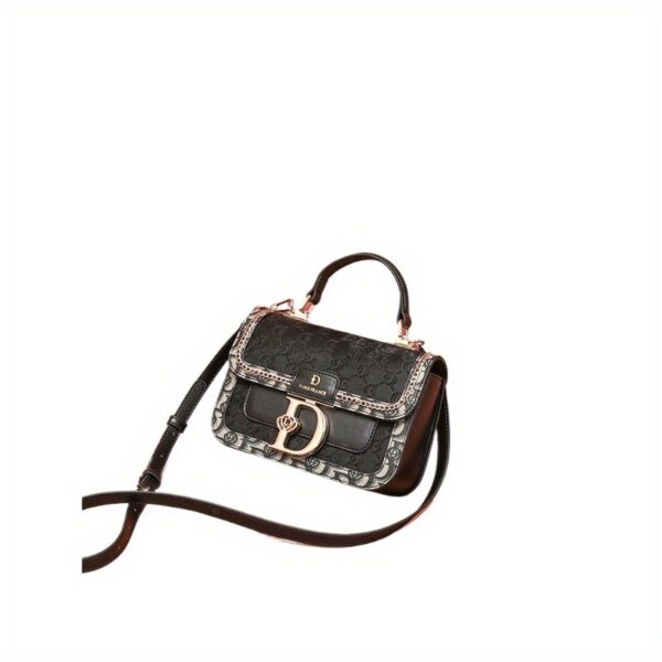 Newness Uptown Black Shoulder Bag: A sleek, black shoulder bag, perfect for everyday use or a night out. Made of high-quality materials.