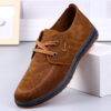 Newness Dubai Comfort Mens Fabric Loafers in navy blue showcasing the comfortable fit and casual style The loafers are made from breathable fabric