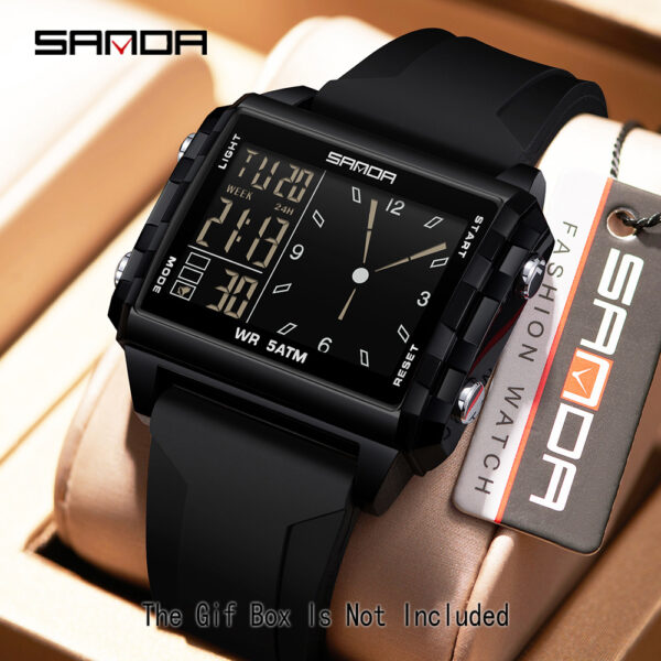 Neo-Luxe Digital Sports Watch